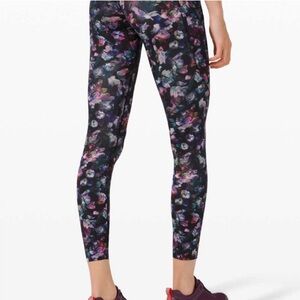 Lululemon Athletica Fast and Free Floral Leggings